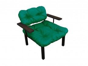 Кресло Дачное зелёная подушка в Еманжелинске - emanzhelinsk.magazinmebel.ru | фото