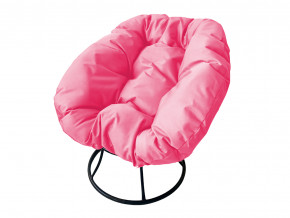 Кресло Пончик без ротанга розовая подушка в Еманжелинске - emanzhelinsk.magazinmebel.ru | фото