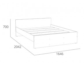 Кровать 1600 НМ 011.53 Симпл Белый Фасадный в Еманжелинске - emanzhelinsk.magazinmebel.ru | фото - изображение 4
