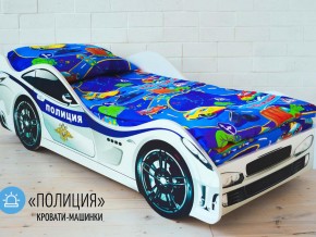 Кровать детская машина Полиции в Еманжелинске - emanzhelinsk.magazinmebel.ru | фото