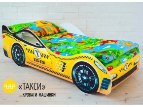 Кровать детская машина Такси в Еманжелинске - emanzhelinsk.magazinmebel.ru | фото