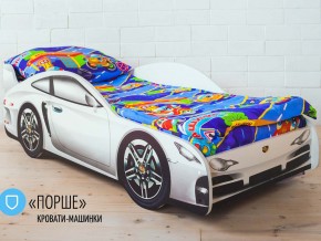 Кровать детская машинка Порше в Еманжелинске - emanzhelinsk.magazinmebel.ru | фото