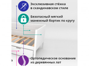 Кровать-тахта мягкая Svogen бежевый-белый в Еманжелинске - emanzhelinsk.magazinmebel.ru | фото - изображение 2