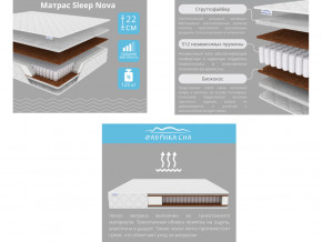 Матрас Sleep Nova шириной 1400 мм в Еманжелинске - emanzhelinsk.magazinmebel.ru | фото - изображение 2