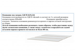 Основание из ЛДСП 0,9х2,0м в Еманжелинске - emanzhelinsk.magazinmebel.ru | фото