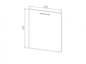П 60 Комплект для посудомоечной машины 600 мм (цоколь + фасад) ЛДСП в Еманжелинске - emanzhelinsk.magazinmebel.ru | фото