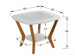 Стол журнальный Мельбурн Белый в Еманжелинске - emanzhelinsk.magazinmebel.ru | фото - изображение 2