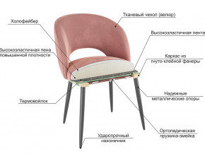 Стул Моли велюр синий в Еманжелинске - emanzhelinsk.magazinmebel.ru | фото - изображение 2